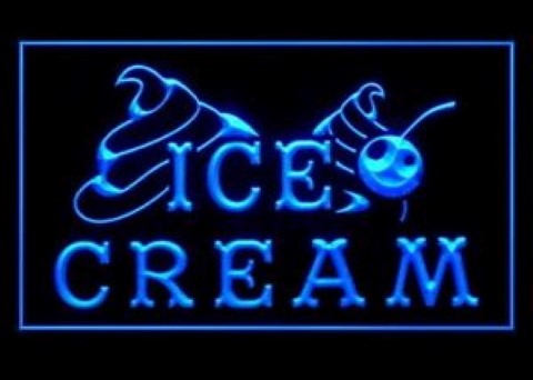 Ice cream Shop LED Neon Sign